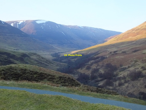 Photo 6"x4" Evening light in Glen Roy Bohuntine c2015