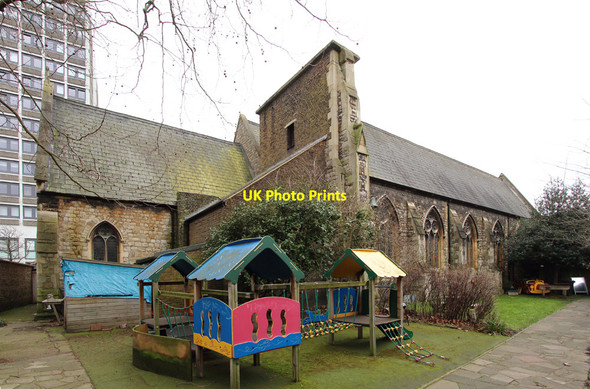 Photo 6"x4" Christ Church, Union Grove Battersea c2015