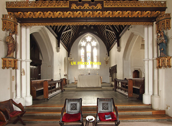 Photo 6"x4" Christ Church, Union Grove - Chancel Battersea c2015