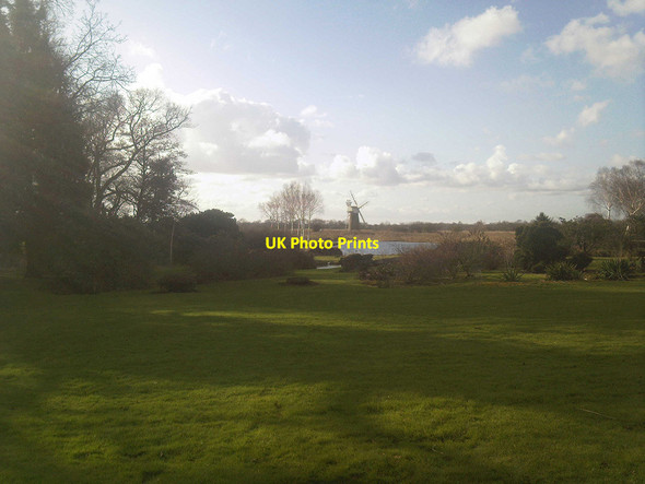 Photo 6"x4" Scene across to the River Ant and windpump from How Hill How Hill\/TG3719 c2012