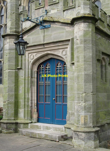Photo 6"x4" Darley Abbey - St Matthew's Church - porch door Darley Abbey c2015