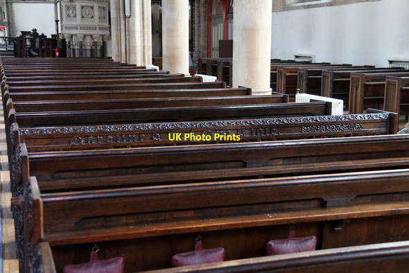 Photo 6"x4" St Mary, Church Street, Stoke Newington - Pews Stoke Newington c2015