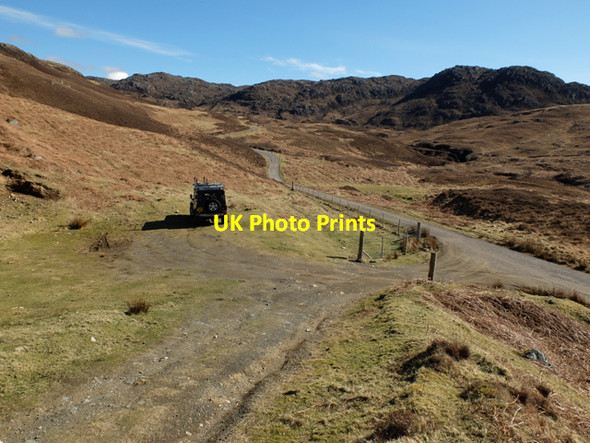 Photo 6"x4" Start of the track to Glendrian Achnaha\/NM4668 c2015