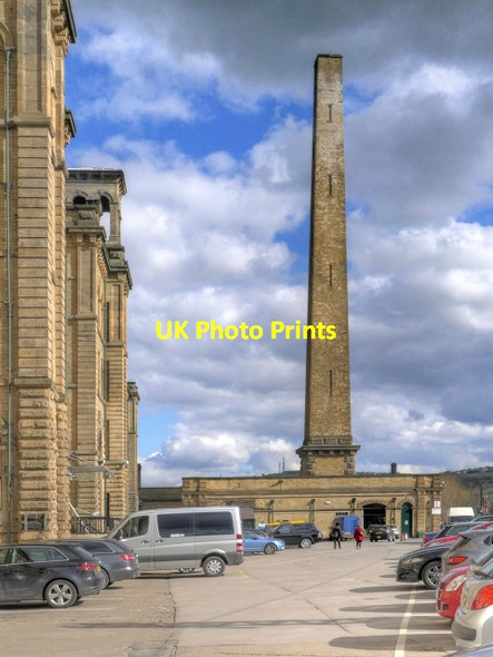 Photo 6"x4" Salts Mill Chimney Shipley\/SE1437 c2015