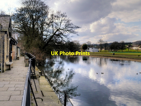 Photo 6"x4" River Aire at Saltaire Shipley\/SE1437 c2015