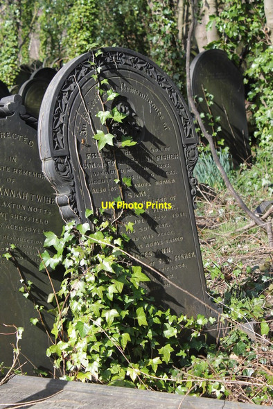 Photo 6"x4" Wardsend Cemetery in Sheffield Shirecliffe c2015