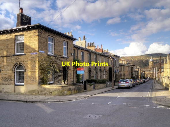 Photo 6"x4" Saltaire, Mill Workers' Houses on George Street Shipley\/SE1437 c2015
