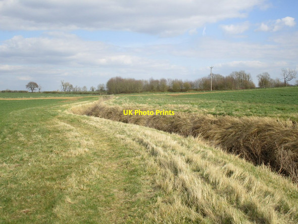 Photo 6"x4" Path and drain Dorrington\/TF0752 c2015