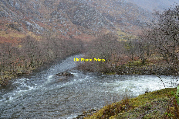 Photo 6"x4" Confluence in Glen Shiel Shiel Bridge\/NG9318 c2015