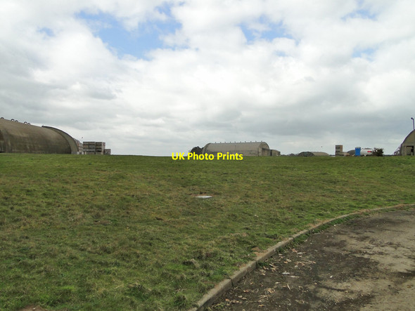 Photo 6"x4" Buildings on the south side of Bentwaters Butley c2015