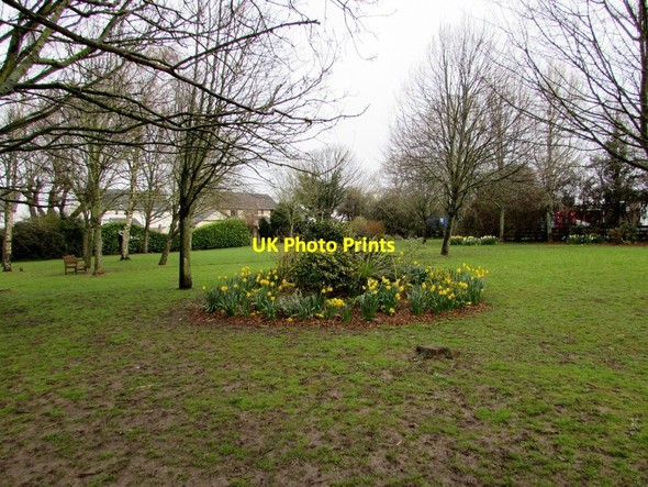 Photo 6"x4" Diamond Jubilee field, Llantwit Major West-end Town c2015