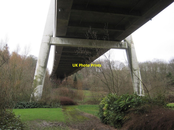 Photo 6"x4" Road Bridge over the River Leven Leslie\/NO2401 c2015