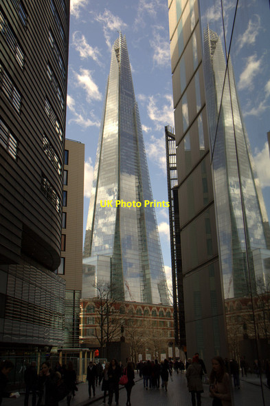 Photo 6"x4" The Shard from near London City Hall London c2015
