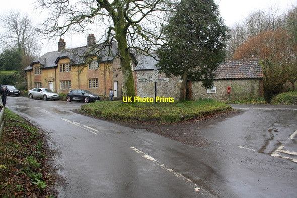 Photo 6"x4" Road junction in Rampisham Rampisham c2015