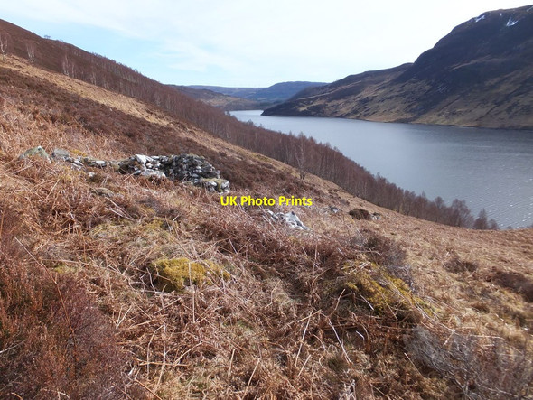 Photo 6"x4" Ruins above Loch Luichart Garve \/ Gairbh c2015