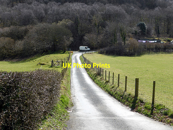 Photo 6"x4" Lane to Aberffrwd and Nantyronen Aberffrwd\/SN6878 c2015
