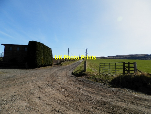 Photo 6"x4" Track to Drumdreel Farm Strathmiglo c2015