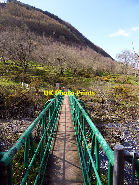 Photo 6"x4" Rheidol Falls footbridge Aberffrwd\/SN6878 c2015