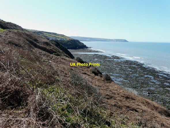 Photo 6"x4" Distant view of the Gilfach Holiday Village Aberaeron c2015