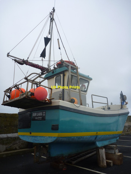 Photo 6"x4" Coastal Northumberland : Oor Lads III At North Sunderland Harbour, Seahouses Seahouses c2015