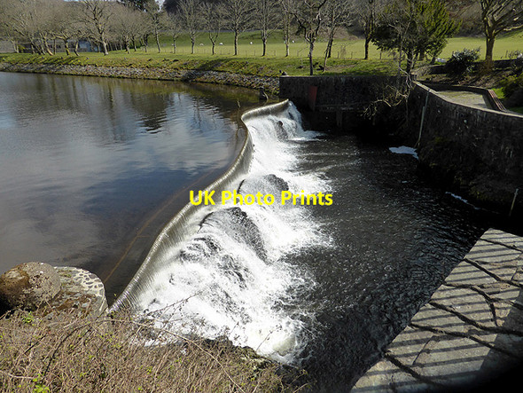 Photo 6"x4" The weir beneath Cwm Rheidol dam Aberffrwd\/SN6878 c2015