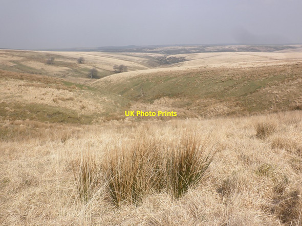 Photo 6"x4" Looking towards Lanacombe Simonsbath c2015