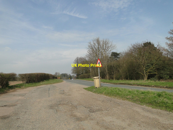 Photo 6"x4" Layby on the B1456 at Freston Freston c2015