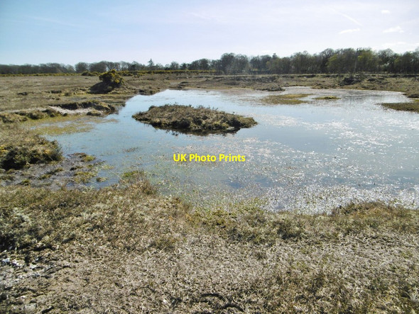 Photo 6"x4" Hill Top, pond Hill Top\/SU4003 c2015