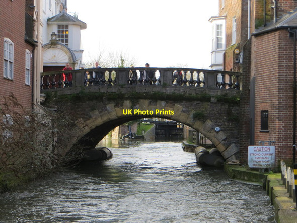Photo 6"x4" Flooding under the Bridge Newbury\/SU4767 c2014