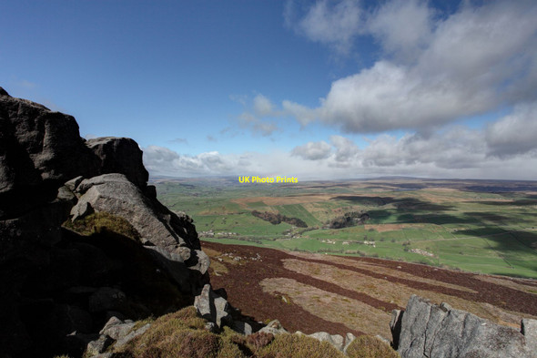 Photo 6"x4" Looking north-west from Simon's Seat Howgill\/SE0659 c2014