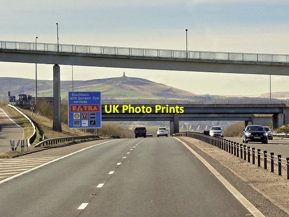 Photo 6"x4" M65 at Junction 5 Blackburn\/SD6827 c2014