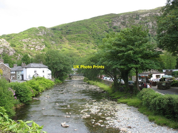Photo 6"x4" Afon Colwyn below Pont Beddgelert Beddgelert c2006