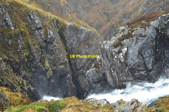 Photo 6"x4" From the head of the Falls of Glomach Falls of Glomach c2014