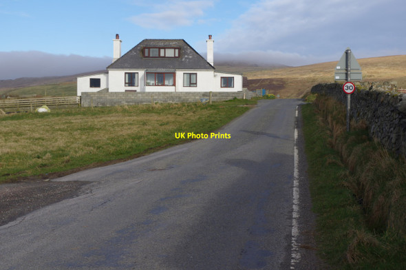 Photo 6"x4" Road out of Bigton Bigton c2014
