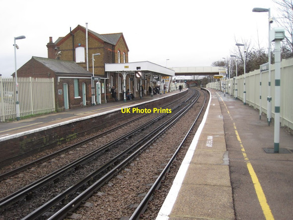 Photo 6"x4" Hackbridge railway station, Surrey Carshalton c2011