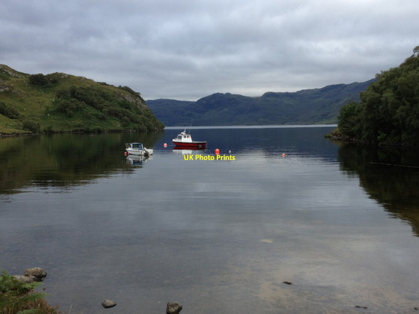 Photo 6"x4" Jetty at Loch Morar Bracara c2013