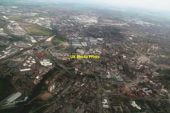 Photo 6"x4" Derby centre: aerial 2014 Derby\/SK3535 c2014