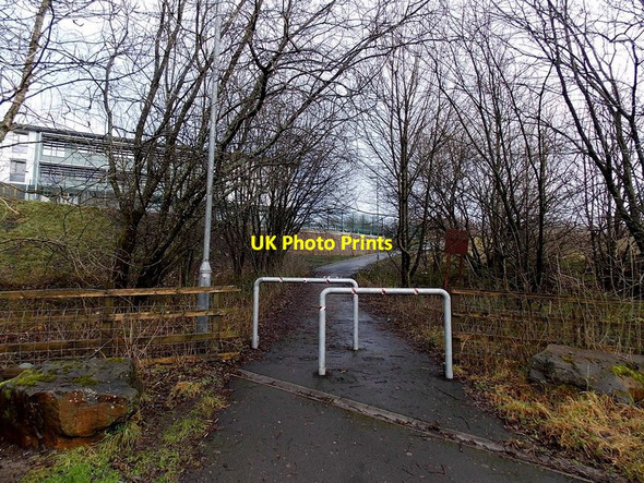 Photo 6"x4" From road to footpath, The Terrace, Rhymney Rhymney\/Rhymni c2014