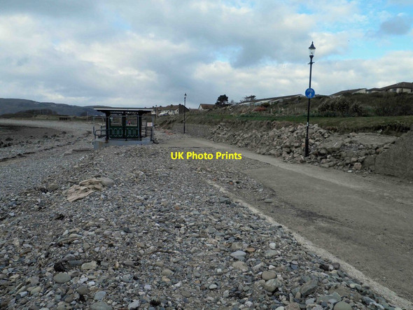 Photo 6"x4" Still clearing up after the Winter storms at Deganwy Conwy c2014