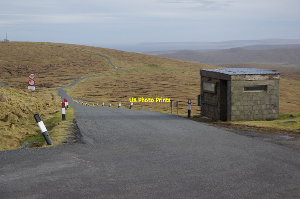 Photo 6"x4" Road down from Saxa Vord Kirkaton c2014
