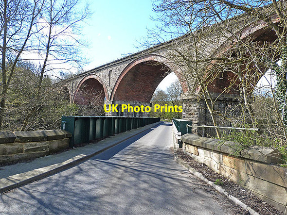 Photo 6"x4" Witton Park Viaduct and road bridge Phoenix Row c2014