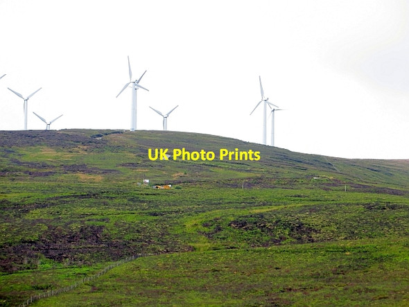 Photo 6"x4" Wind farm, Owenreagh Hill Artigarvan c2013
