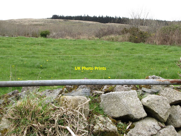 Photo 6"x4" The southern flank of Camlough Mountain from Tamnaghbane Road Camlough c2014