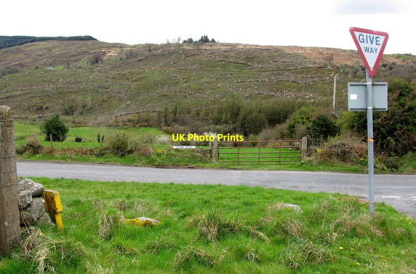 Photo 6"x4" Chapel Road from the western end of Tamnaghbane Road Camlough c2014
