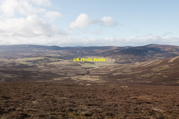 Photo 6"x4" Looking north from the slopes of Geallaig Hill Geallaig Hill c2014