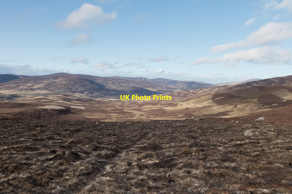 Photo 6"x4" Moorland above Glen Gairn Crathie\/NO2694 c2014