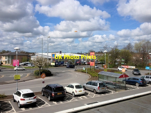 Photo 6"x4" Supermarkets at Cuerden Green Bamber Bridge c2014
