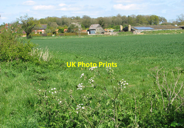 Photo 6"x4" View towards Brundish Farm Brundish\/TM3995 c2014