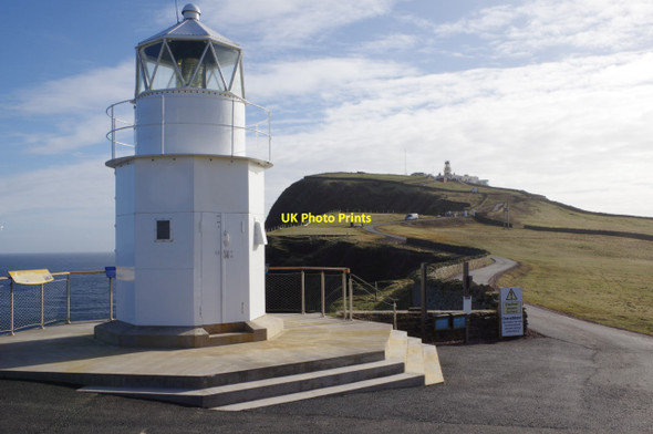 Photo 6"x4" Former Muckle Roe Lighthouse Grutness c2014