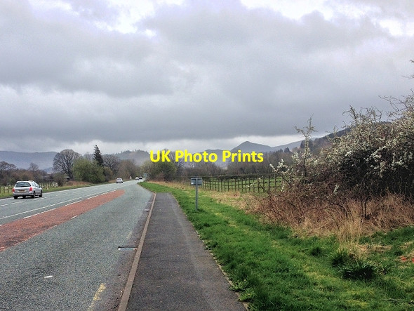 Photo 6"x4" Layby on the A66 near Thornthwaite Thornthwaite\/NY2225 c2014